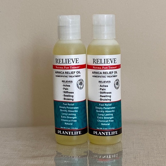 Lot of 2 PlantLife Homeopathic Arnica Relief Oil - 4 oz - Picture 1 of 7